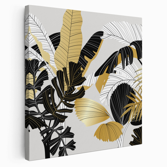 Canvas Print - Palm leaves