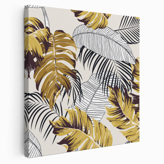 Canvas Print - Palm leaves