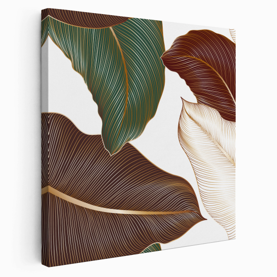 Canvas Print - Palm leaves