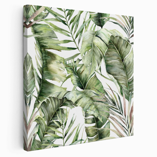 Canvas Print - Palm leaves