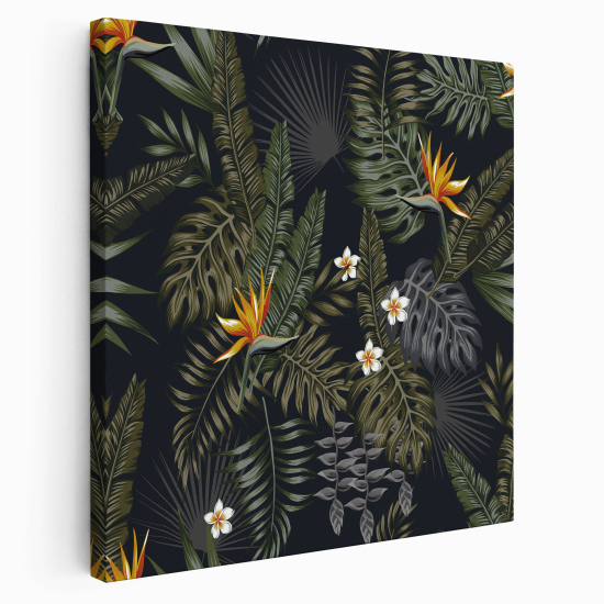 Canvas Print - Palm leaves