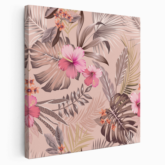 Canvas Print - Palm leaves