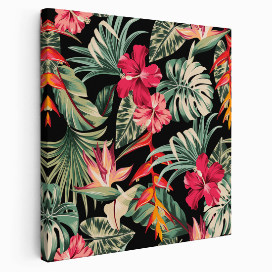 Canvas Print - Palm leaves