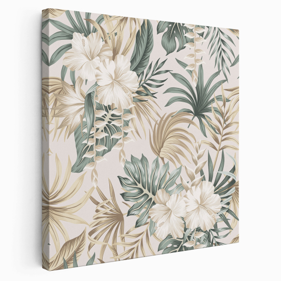 Canvas Print - Palm leaves