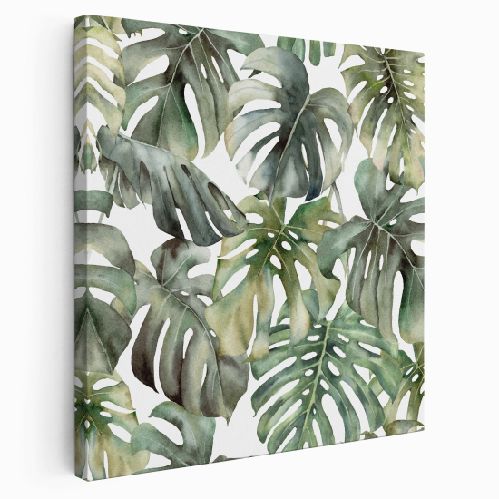 Canvas Print - Palm leaves