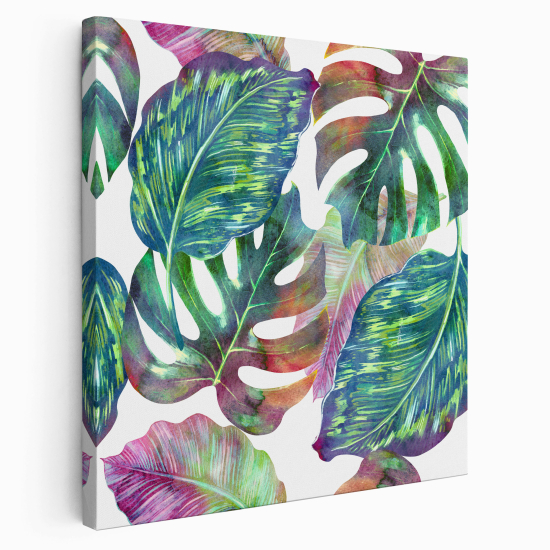 Canvas Print - Palm leaves