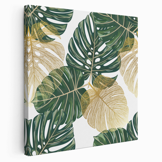 Canvas Print - Palm leaves