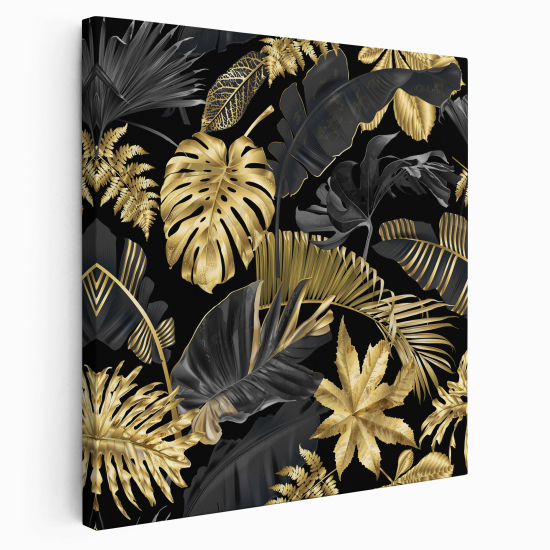 Canvas Print - Palm leaves