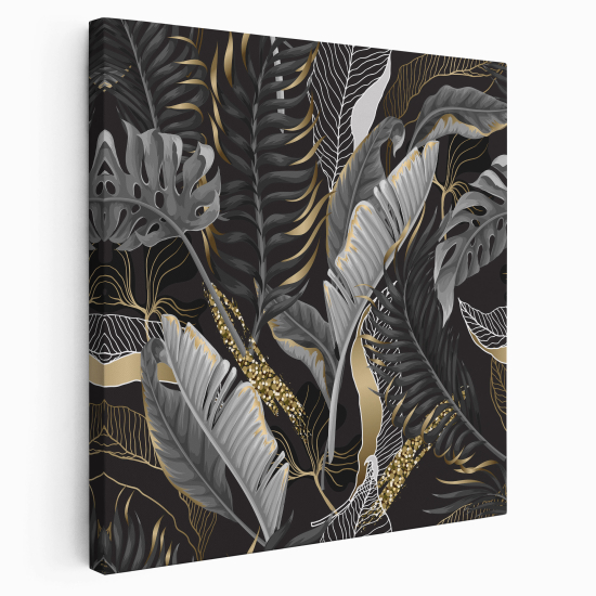 Canvas Print - Palm leaves