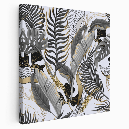 Canvas Print - Palm leaves