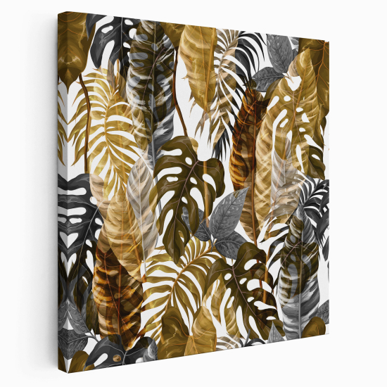 Canvas Print - Palm leaves