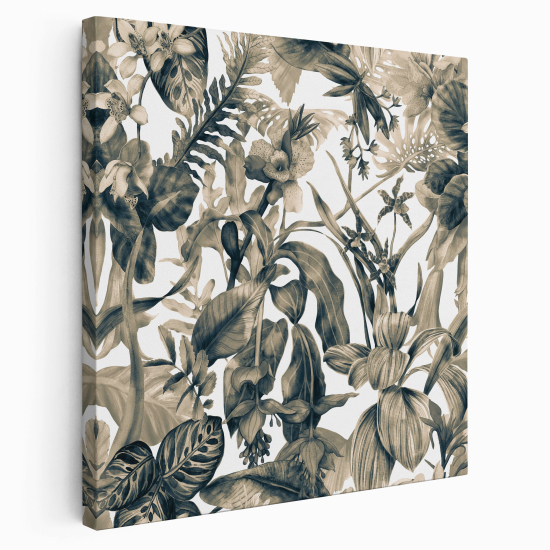 Canvas Print - Palm leaves