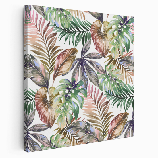 Canvas Print - Palm leaves