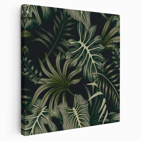 Canvas Print - Palm leaves