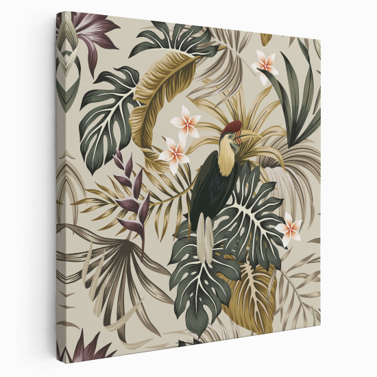 Canvas Print - Palm leaves