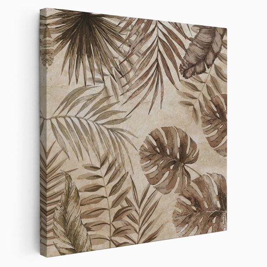 Canvas Print - Palm leaves