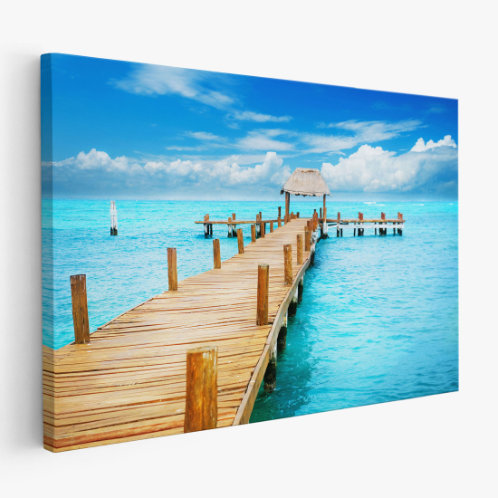 Canvas Print - Paradisiacal Pontoon