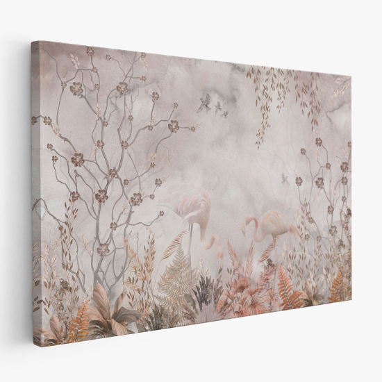 Canvas Print - Pink Flamingos