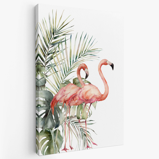 Canvas Print - Pink Flamingos