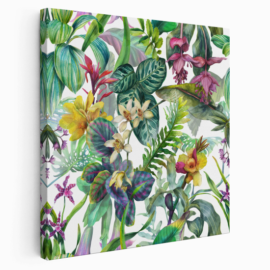 Canvas Print - Tropical Flowers