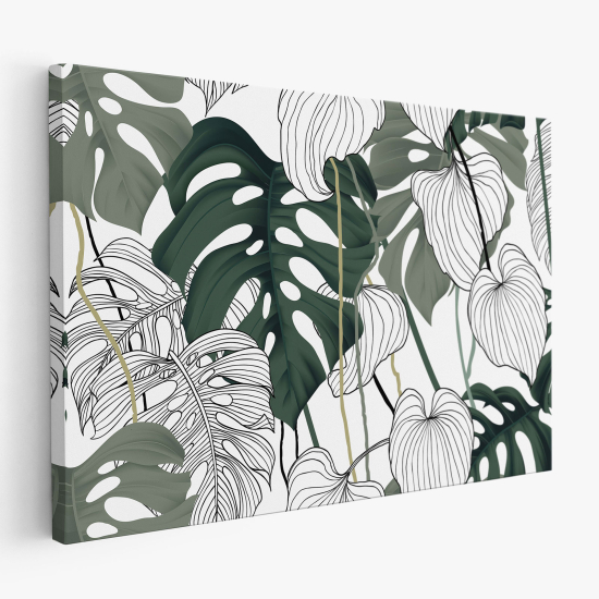 Canvas Print - Tropical Leaves