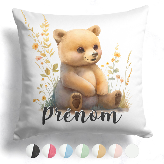 Customized two-tone Pillow - Bear cub