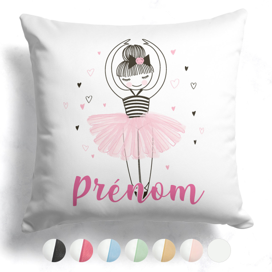 Customized two-tone Pillow - Dancer hearts