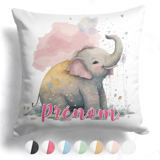 Customized two-tone Pillow - Elephant