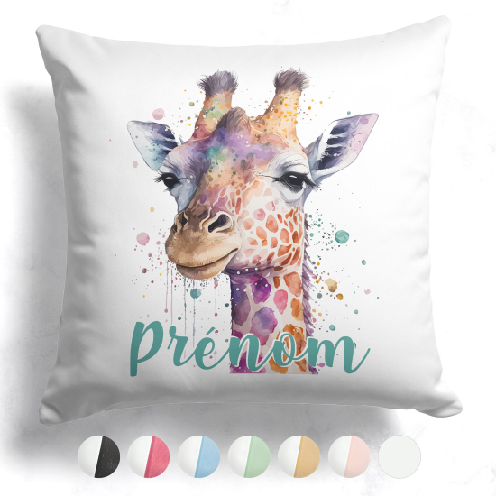 Customized two-tone Pillow - Giraffe