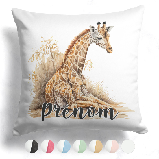 Customized two-tone Pillow - Giraffe