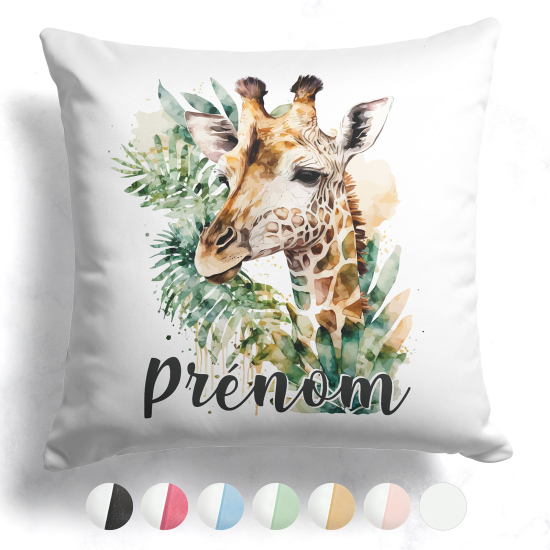 Customized two-tone Pillow - Giraffe