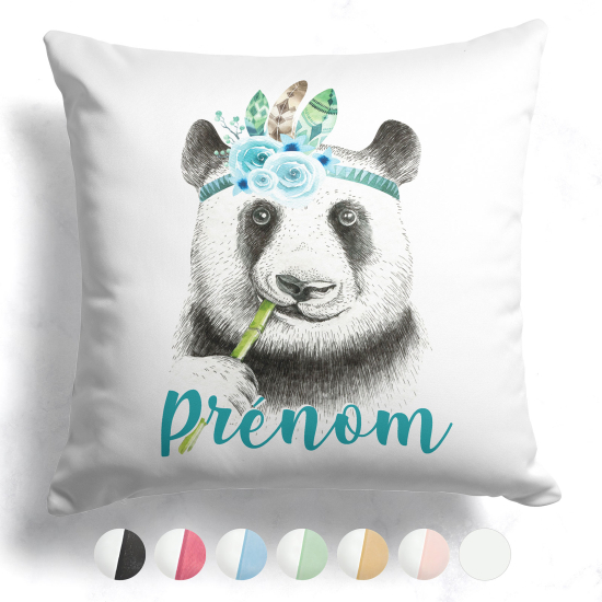 Customized two-tone Pillow - Indian panda