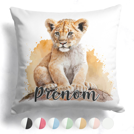 Customized two-tone Pillow - Lion Cub