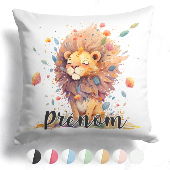 Customized two-tone Pillow - Lion Cub