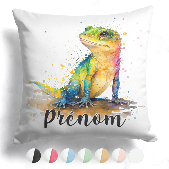 Customized two-tone Pillow - Lizard