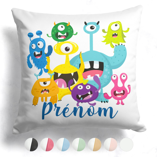 Customized two-tone Pillow - Monsters