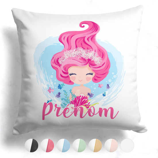 Customized two-tone Pillow - Ocean Siren