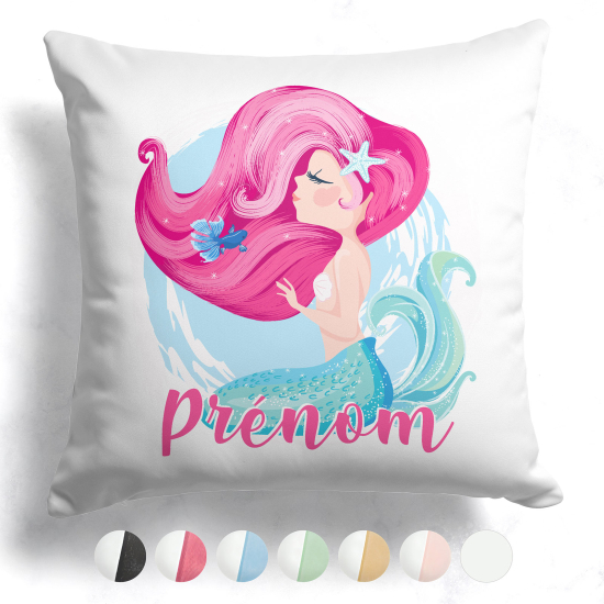 Customized two-tone Pillow - Ocean Siren