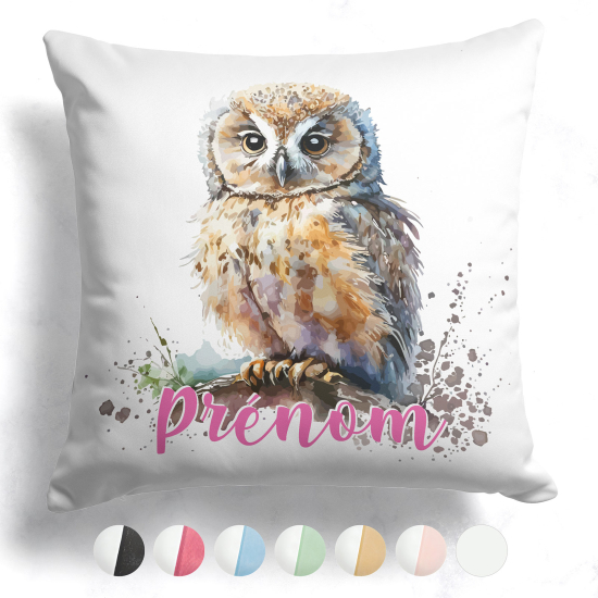 Customized two-tone Pillow - Owl