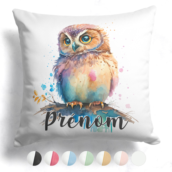 Customized two-tone Pillow - Owl