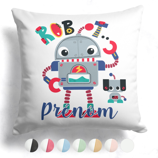 Customized two-tone Pillow - Robots