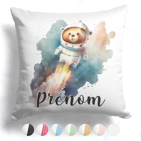 Customized two-tone Pillow - Rocket bear