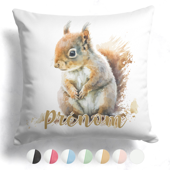 Customized two-tone Pillow - Squirrel