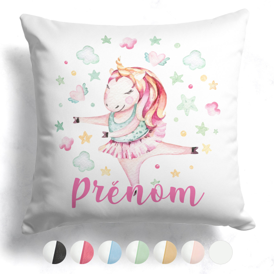 Customized two-tone Pillow - Unicorn Dancer