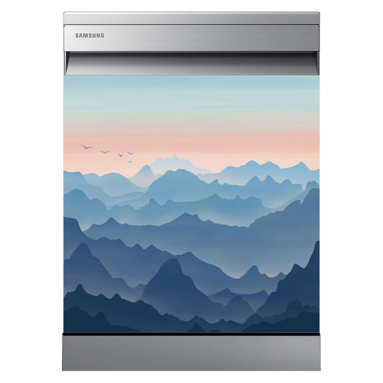 Dishwasher Sticker - Abstract Landscape