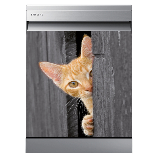 Dishwasher Sticker - Cat