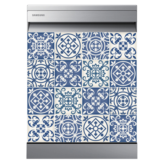 Dishwasher Sticker - Cement tiles