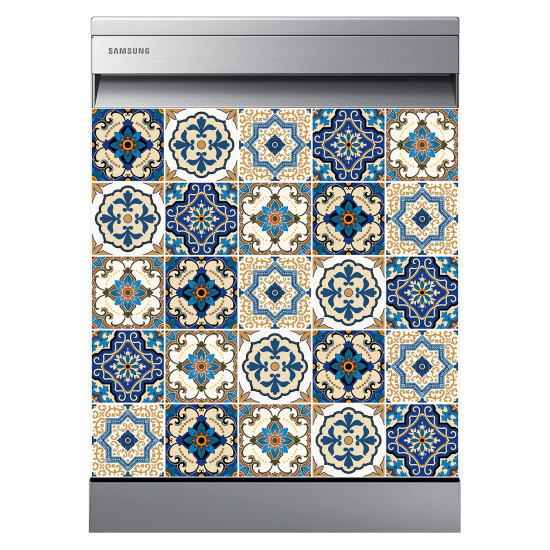 Dishwasher Sticker - Cement tiles