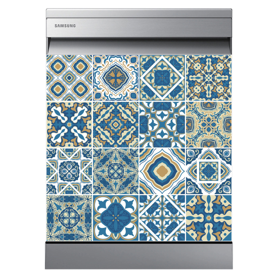 Dishwasher Sticker - Cement tiles