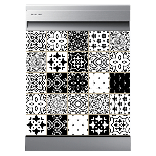 Dishwasher Sticker - Cement tiles